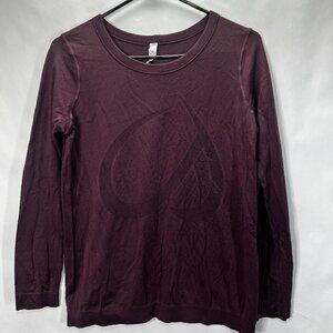CRZ Yoga Long Sleeve Breathable Top Shirt Size 8/10